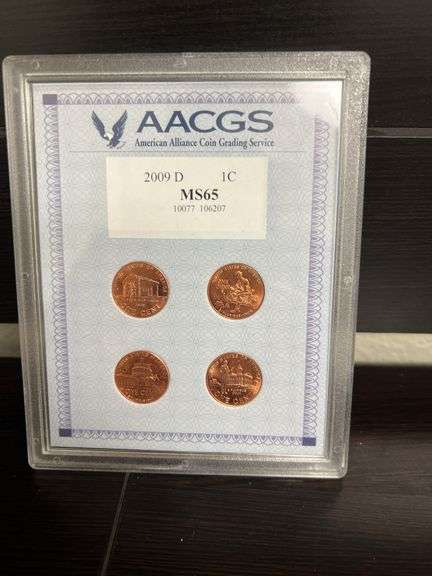 2009 D Penny Collection Graded MS 65 image