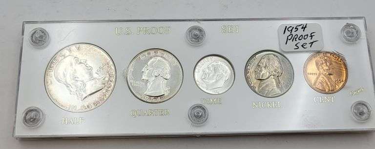 1954-P U.S. Mint Silver PROOF Set in Plastic Holder image