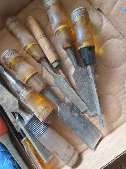 Flat of Wood working Chisels