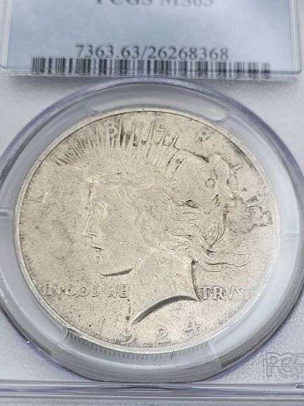 1924 Peace dollar PCGS MS63 image