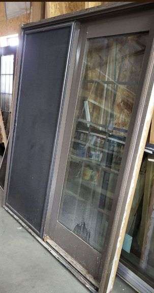 Used door w/ sliding screen