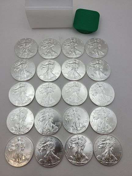 20 2011 Walking Liberty Dollars UNC image