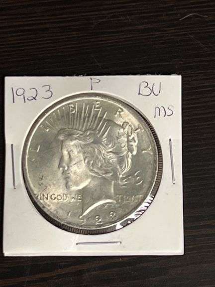 1923 US Piece Dollar BU image