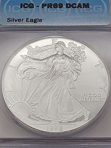 1998-P Walking Liberty Dollar ICG PR69 DCAM image