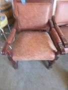 4 Decorative Chairs on Rollers
