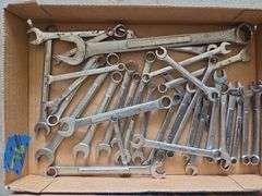 Flat of Various Combination Wrenches