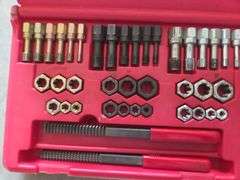 Mac Tools 40 Piece Rethreader Set & Screw Extractor Set