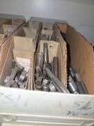 Contents on Top Side of Shelf Taps & Dies, Chisels, Drill Bits, Small Motors Etc