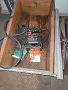 All Contents on Shelf Jig Saw, Hand Planet, Clamps, Floor Jack, Etc ( Shelf not Included)