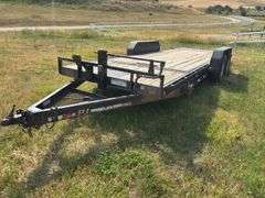 PJ 21’ duel axel tilt trailer