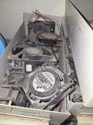 Contents on Top Side of Shelf Taps & Dies, Chisels, Drill Bits, Small Motors Etc