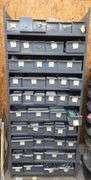 Industrial Parts Drawer Organizer with Fasteners, Screws, Casters
