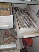 All Contents on Bottom Side of Shelf Hand Planers, Wrenches, Ratchets, Hand Tools, Terminals, Etc