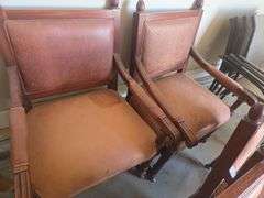 4 Decorative Chairs on Rollers