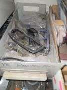 Contents on Top Side of Shelf Taps & Dies, Chisels, Drill Bits, Small Motors Etc