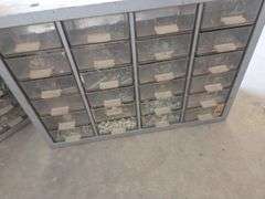 5 Bolt Bins w/ Contents