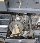 Industrial Parts Drawer Organizer with Fasteners, Screws, Casters