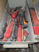 All Contents on Bottom Side of Shelf Hand Planers, Wrenches, Ratchets, Hand Tools, Terminals, Etc