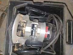 2 Boxes of LED Shop Lights & Craftsman Router