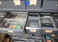 Industrial Parts Drawer Organizer with Fasteners, Screws, Casters