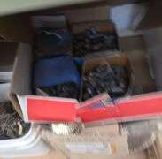 Assorted Nails, Bolts, and Construction Fasteners