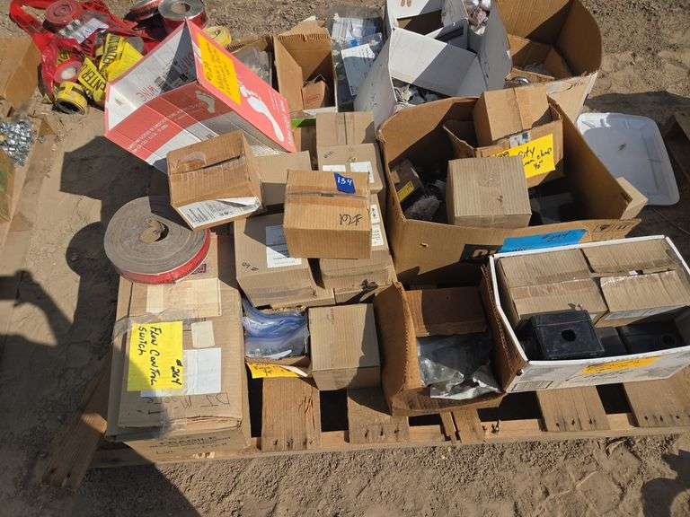 Pallet of Misc Electrical Components & Parts image