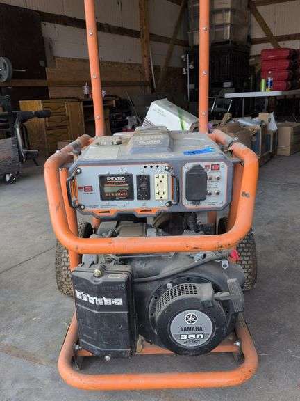 Ridgid generator 8,500 starting watts 6,800 running watts Yamaha 360 motor model mz360 image