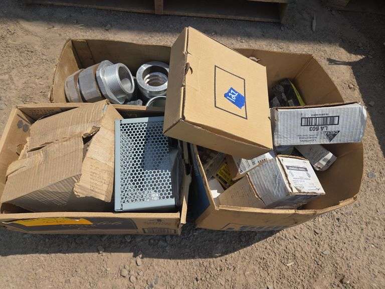 Crouse Hinds Steel City Couplers, Steel City U Clamps 2 1/2" & Various Electrical Components image