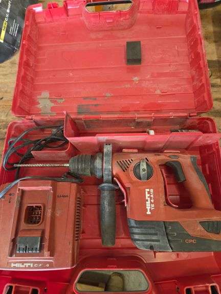 Hilti TE 4-A18 Cordless Hammer Drill W/ Battery Charger image