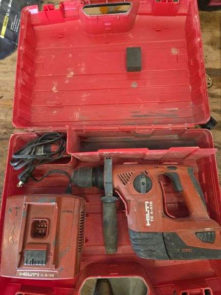 Hilti TE 4-A18 Cordless Hammer Drill w/ Battery Charger image