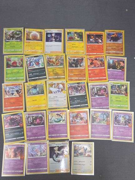 24 Pokemon Cards Halloween Editions, 25th anniversary Editions, Various Holos image