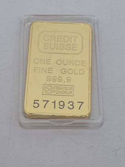 Credit Suisse One Ounce Bar Fine Gold 999.9 image