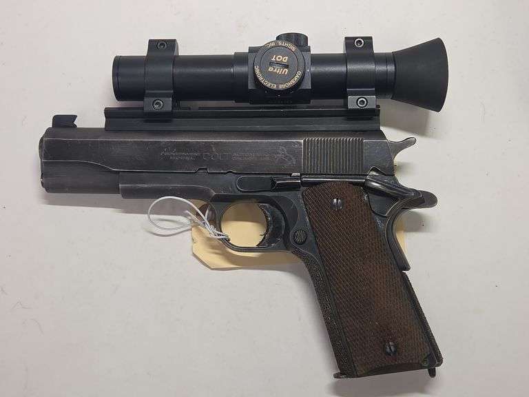 Colt Government Model Automatic .45 Caliber w/ Oakshore Electronic Ultra Dot Sight image