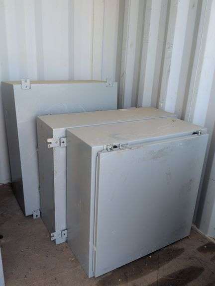 3 Hoffman cabinets three total image