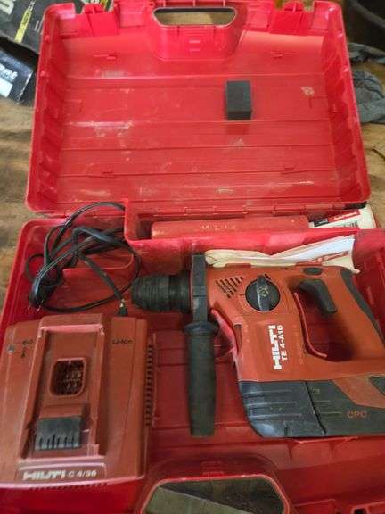 Hilti TE 4-A18 Cordless Hammer Drill q/ Battery Charger image