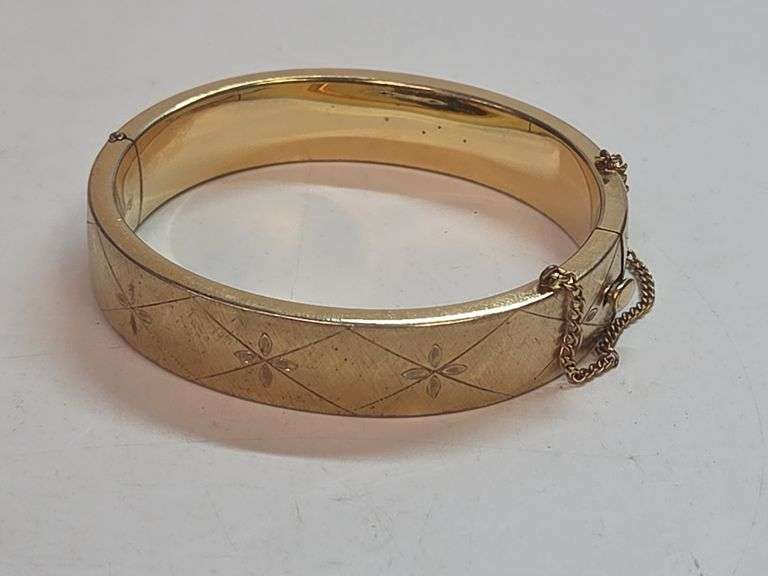 Bracket Stamped 12k 1/20 Gold Filler 26.2 Grams image