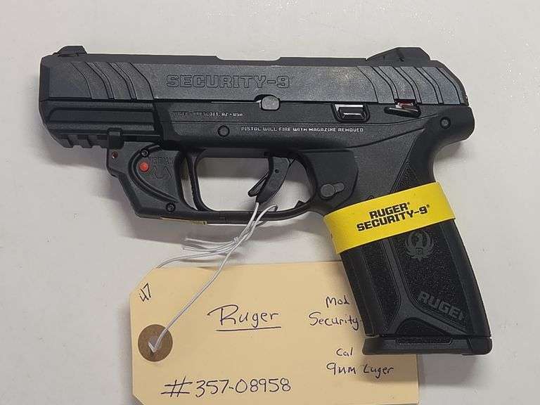 Ruger Model Security-9 9mm Luger w/ Viridian Laser Sight image