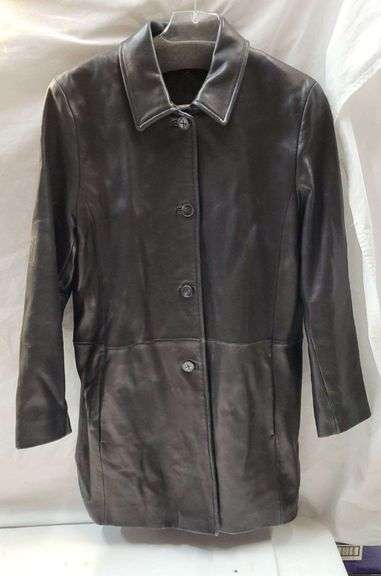 Worthington Genuine Lambskin Black Leather Jacket medium image