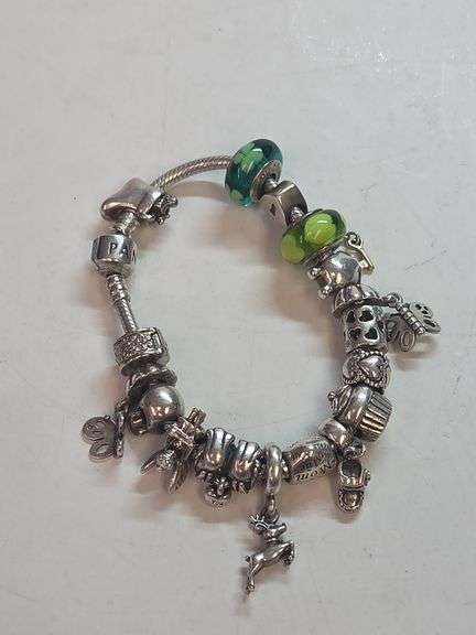 Pandora Braclet all Marked .925 68.7 Grams image