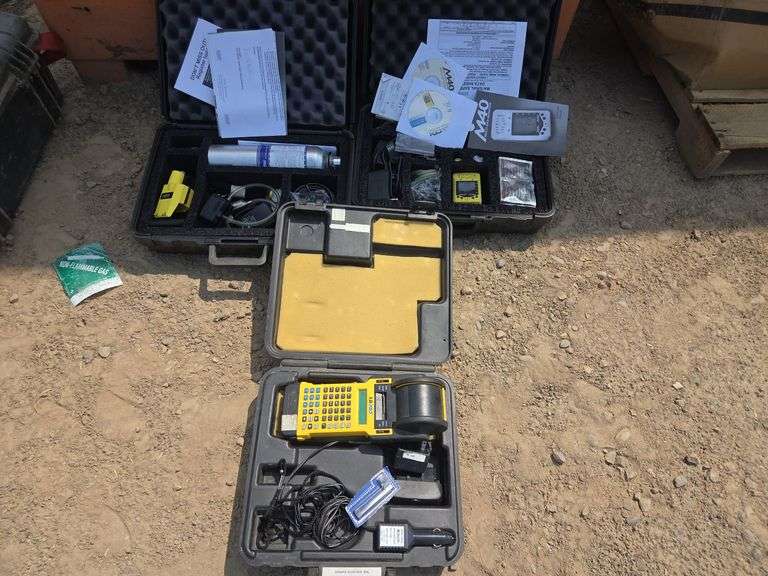 Scientific Industrial Multi Gas Monitor, Sample Pump, & Brady I.D. Pro Plus Wire Marker Label Printer image
