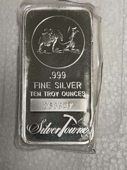 Ten Troy Ounce Silver Bar image