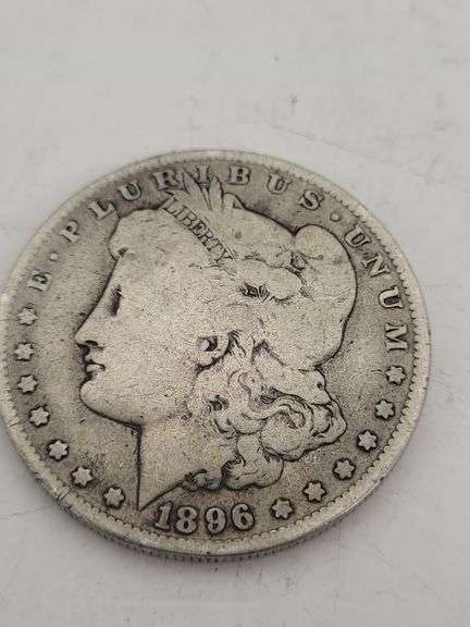 1896-O USA Morgan silver dollar image