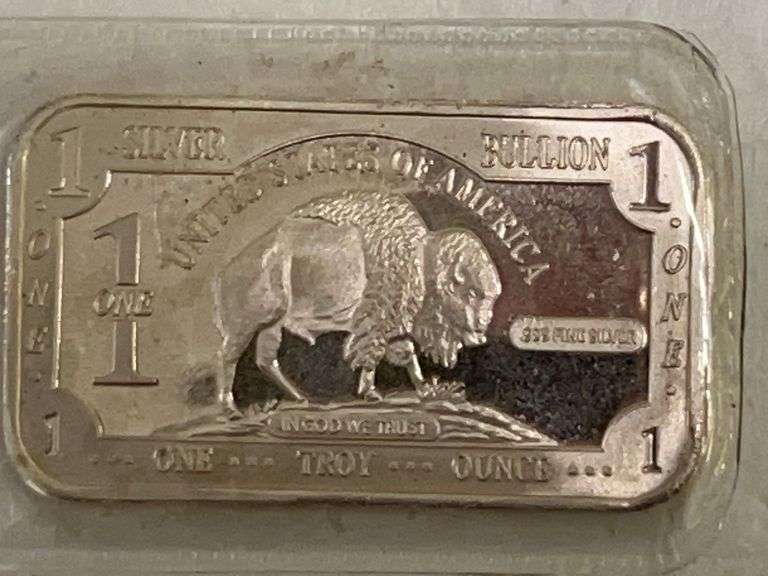 One Troy Ounce .999 Fine Silver Bar image