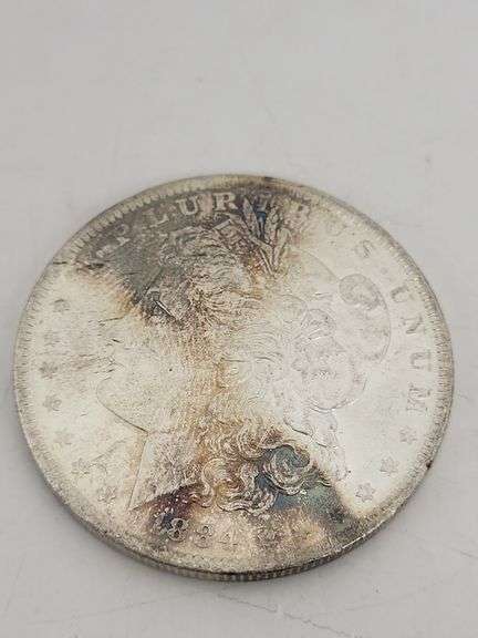 1884-P USA Morgan silver dollar unc image