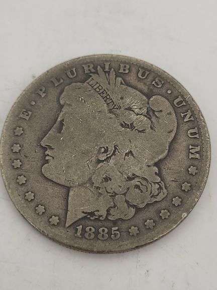 1885-p USA Morgan silver dollar image