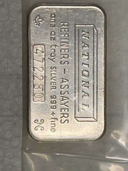 One Troy Ounce .999 Fine Silver Bar image