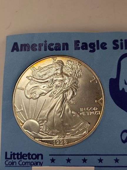 1998 Walking Liberty silver eagle 1oz image