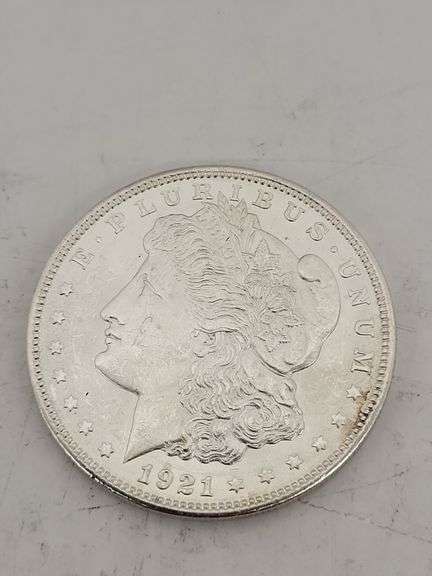 (20) 1921 Morgan silver dollars image