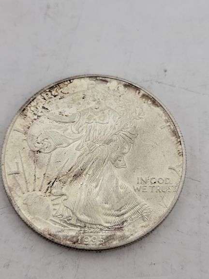 1995 Walking Liberty silver eagle 1oz image