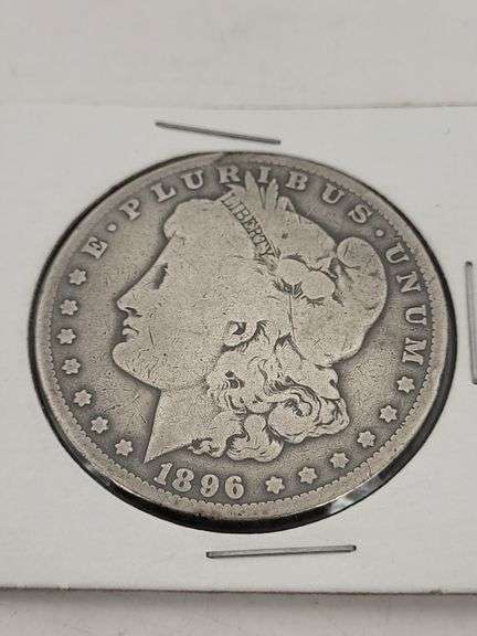 1896-O USA Morgan silver dollar image